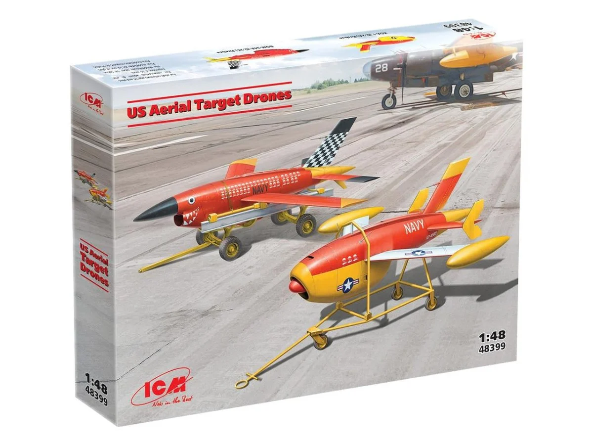 ICM Models 1/48 ICM US Aerial Target Drones Plastic Model Kit