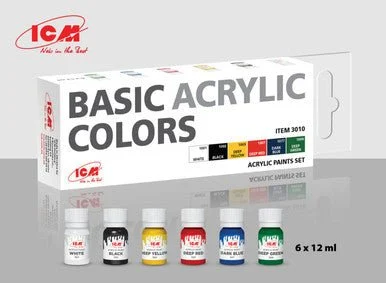 ICM Models - Acrylic paint set for Basic Colors