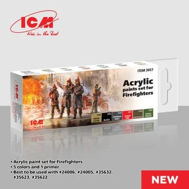 ICM Models - Acrylic paint set for Firefighters