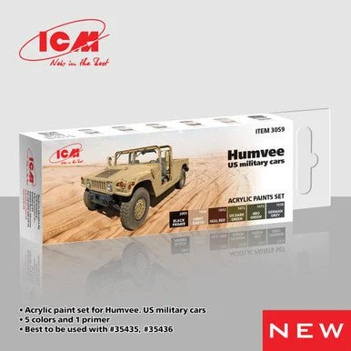 ICM Models - Acrylic paint set for Humvee US Military Cars