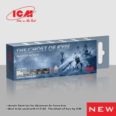 ICM Models - Acrylic paint set for The Ghost of Kyiv