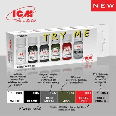 ICM Models - Acrylic paint set "Try Me Set"
