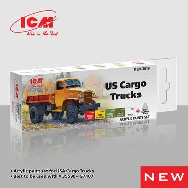 ICM Paint Set for USA Cargo Trucks (1940-1950)