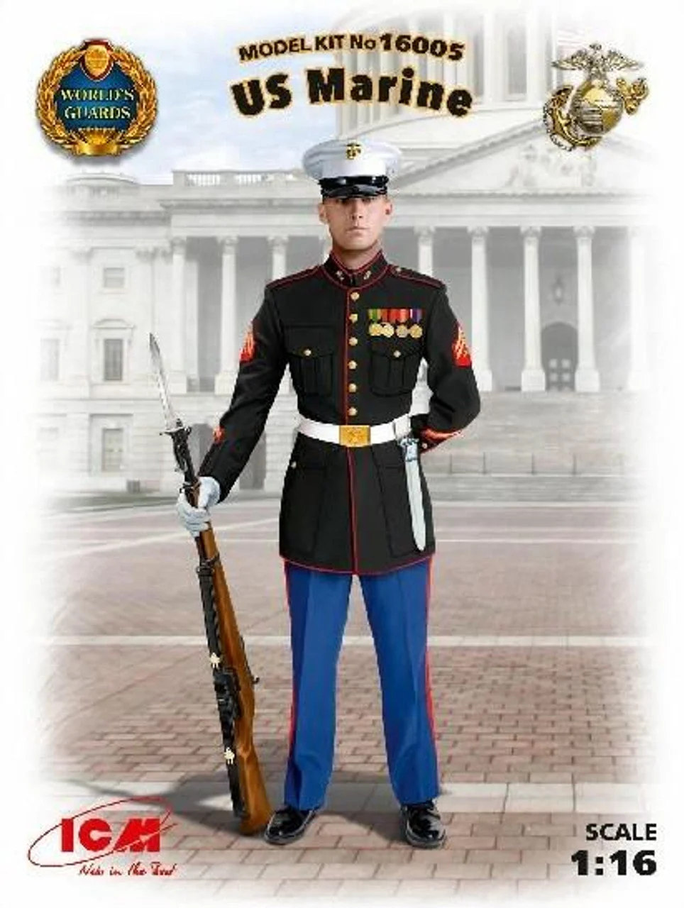 ICM Models 1/16 US Marines Sergeant