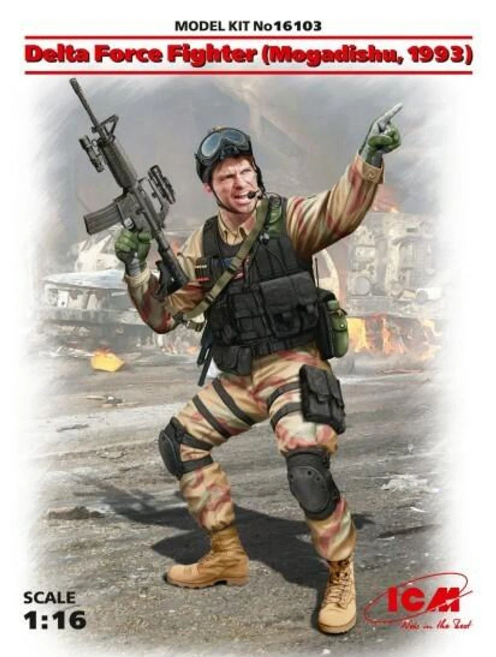 ICM Models 1/16 Delta Force Fighter (Mogadishu, 1993)