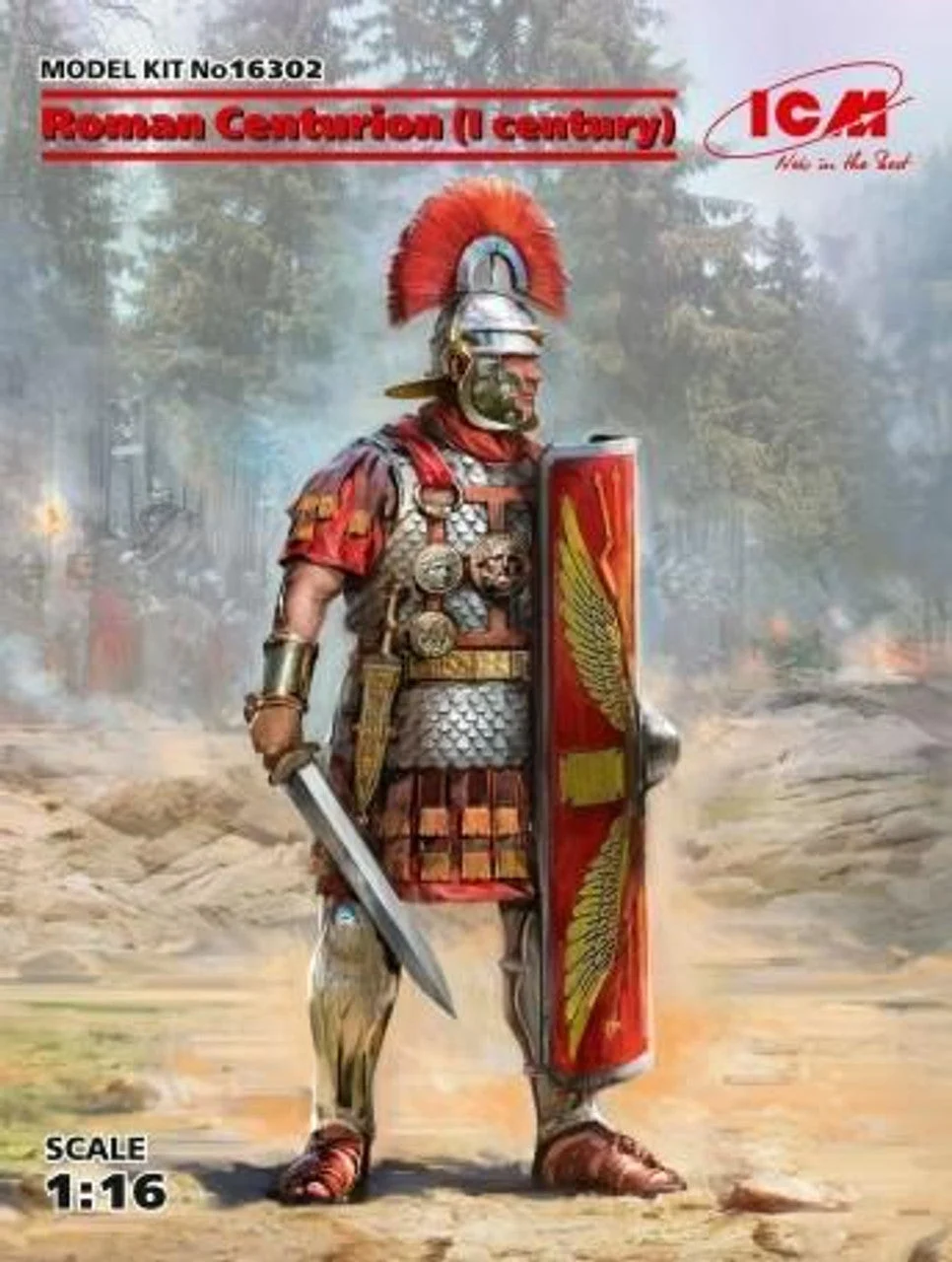 ICM Models 1/16 Roman Centurion (I century)
