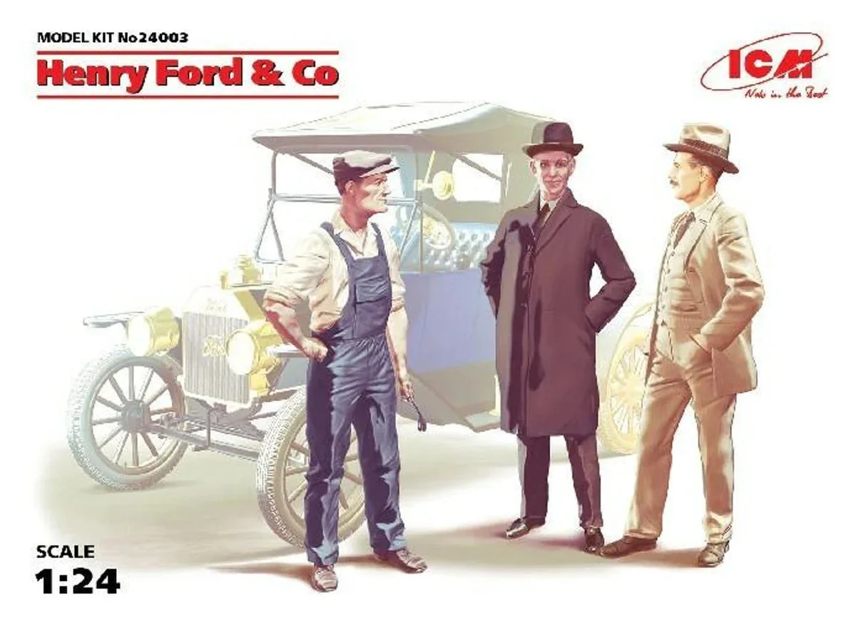 1/24 ICM Henry Ford & Co (3 figures)