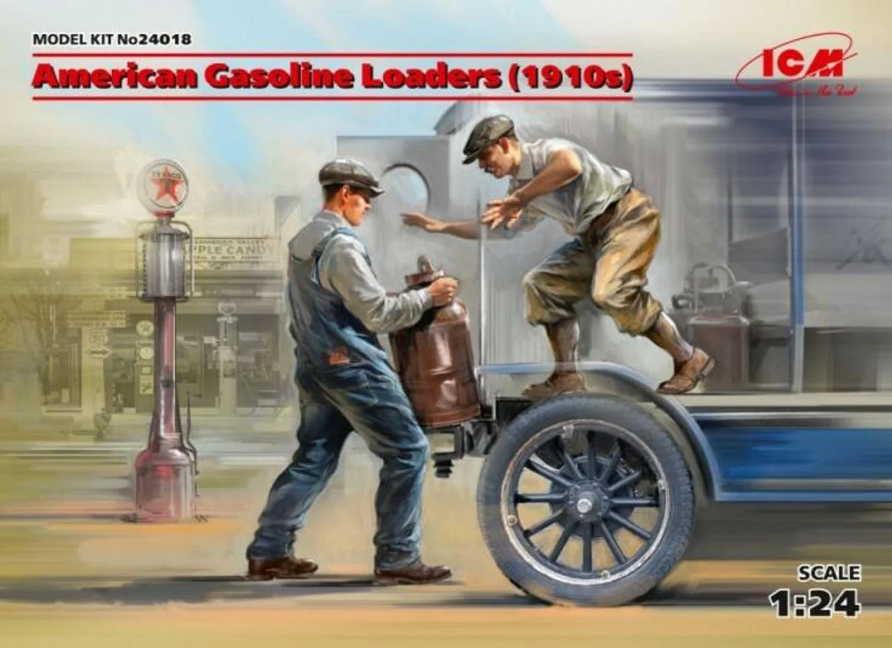ICM Models 1/24 American Gasoline Loaders (1910s) (2 figures)