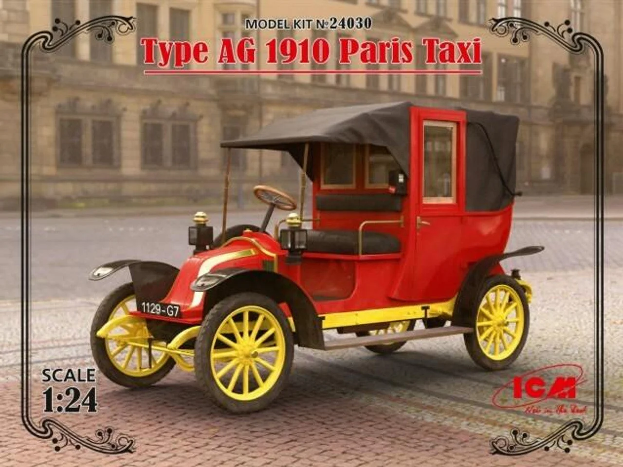 ICM Models 1/24 Type AG 1910 Paris Taxi