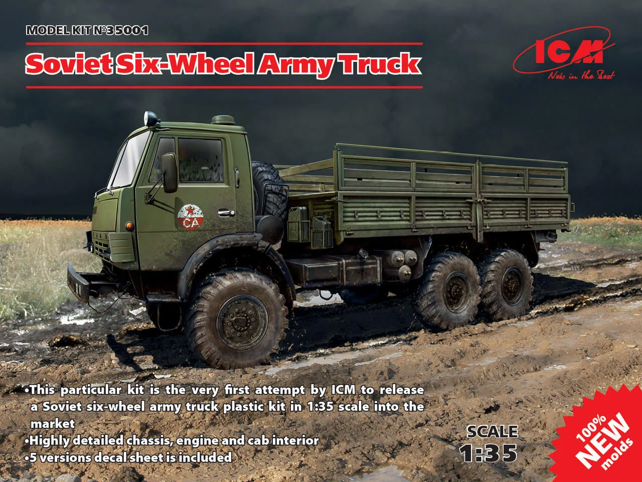 ICM Models 1/35 ICM Soviet Six-Wheel Army Truck