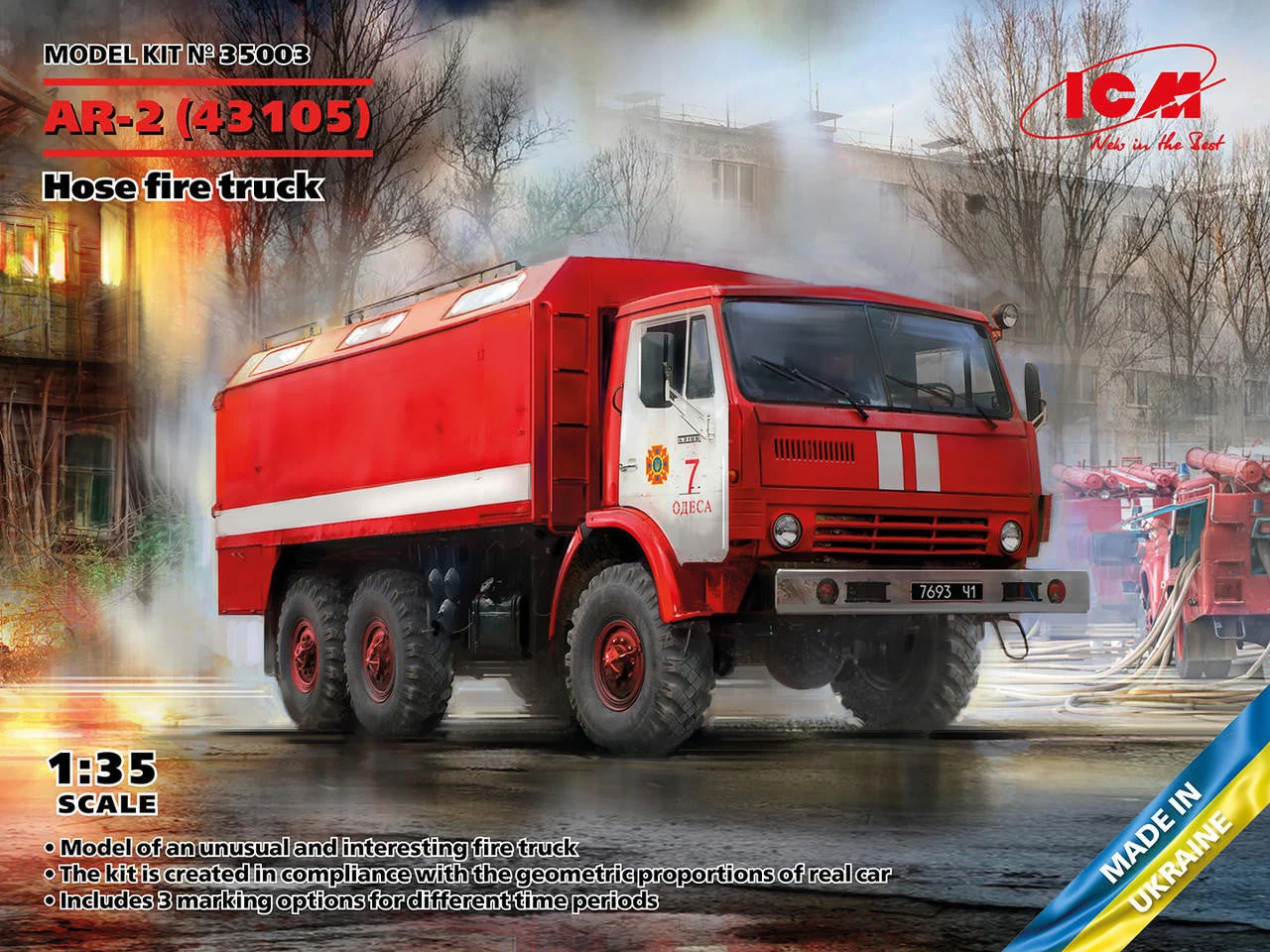 ICM Models 1/35 ICM AR-2 (43105) Hose Fire Truck