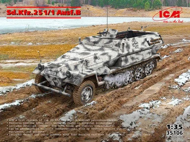 1/35 ICM Sd.Kfz.251/1 Ausf.B Halftrack - ICM Models