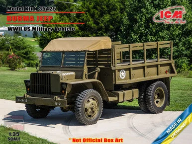 1/35 ICM Burma Jeep WWII US Military Vehicle - PREORDER