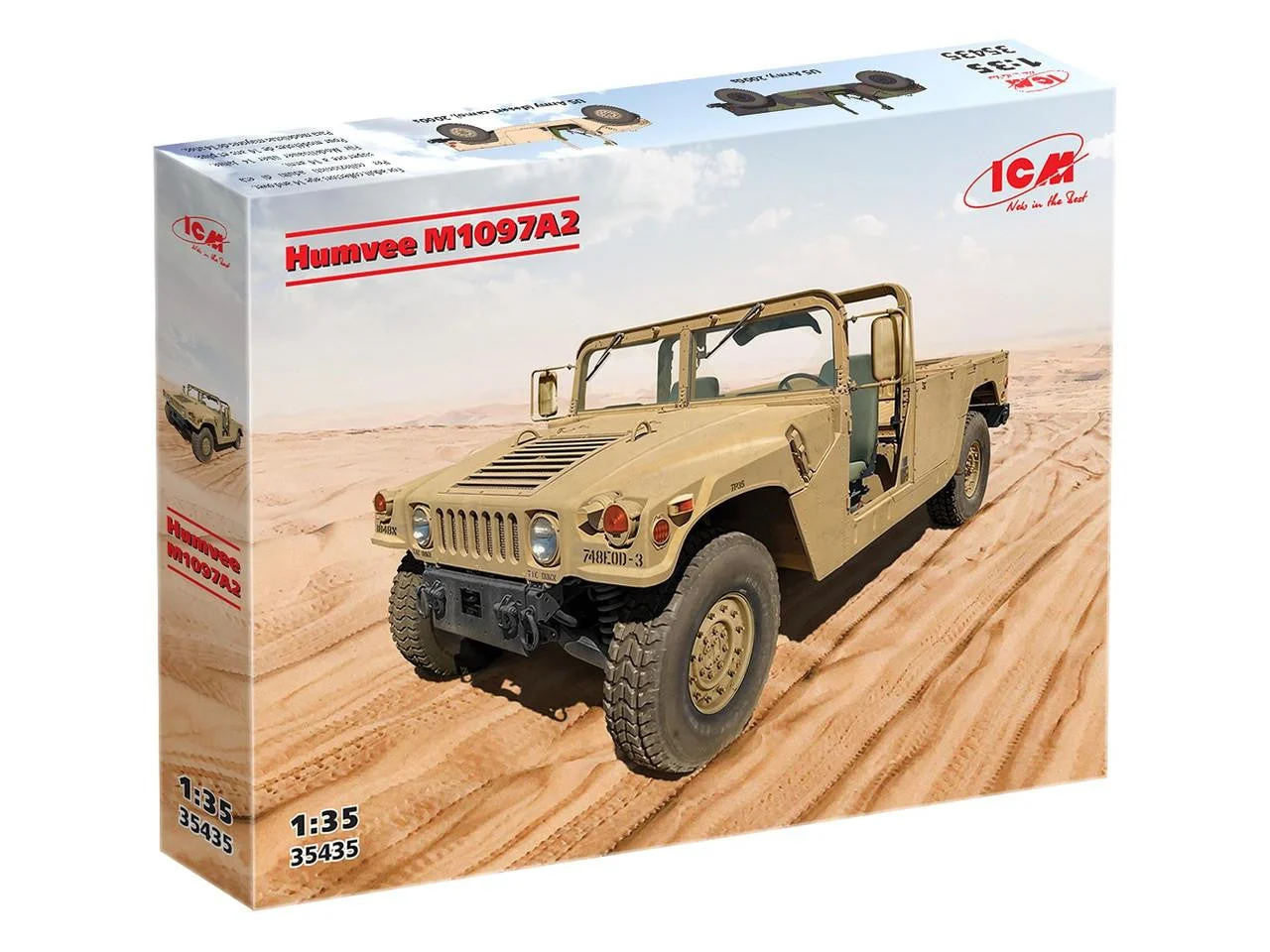 ICM Models 1/35 ICM Humvee M1097A2 Plastic Model Kit