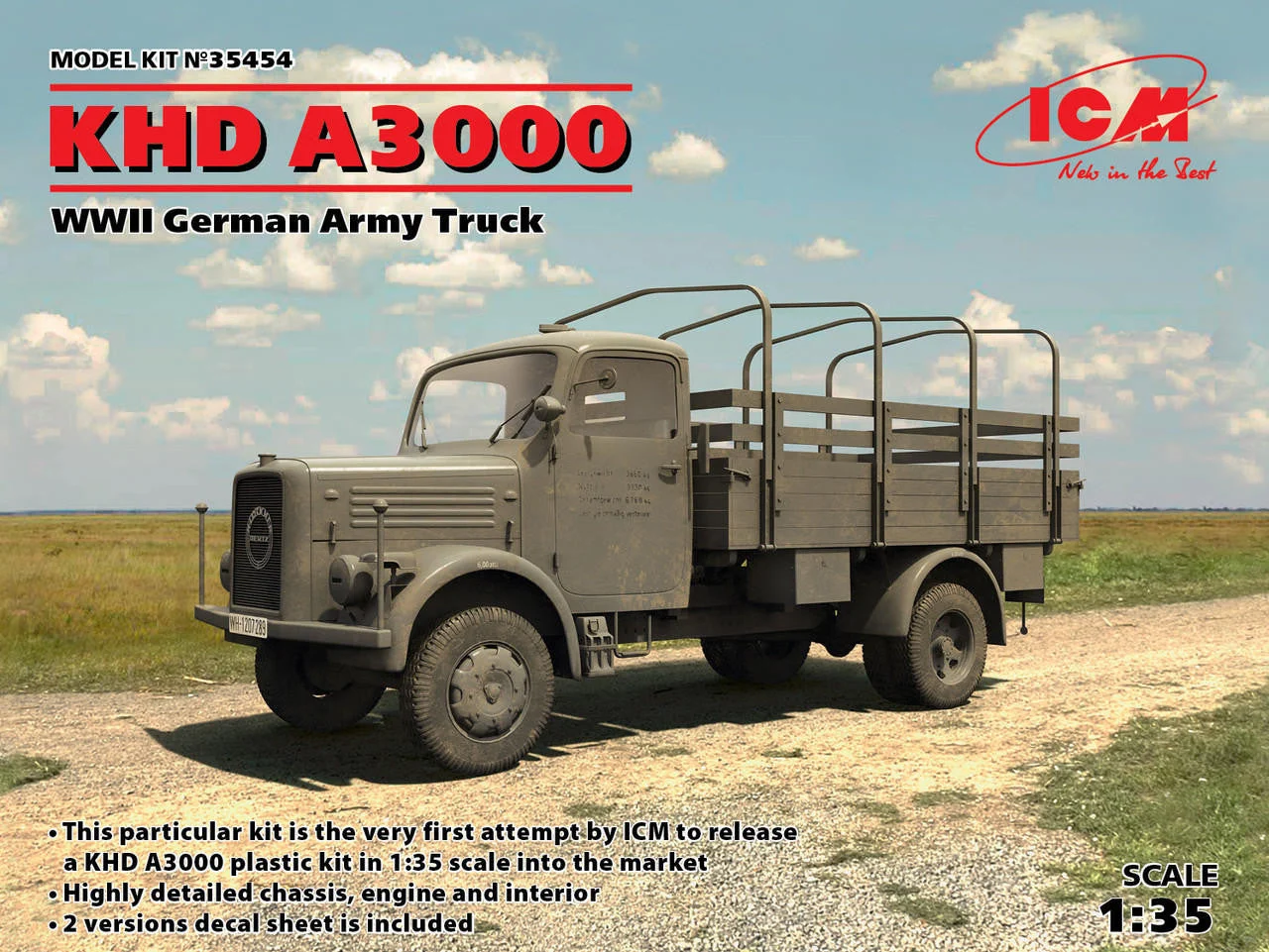 ICM Models 1/35 ICM KHD A3000, WWII German Truck