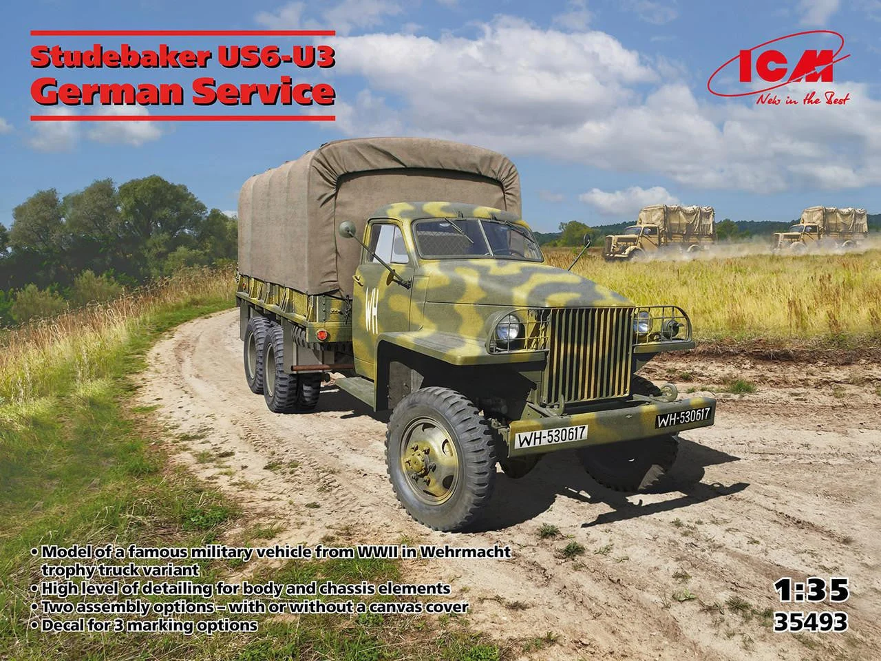 ICM Models 1/35 ICM Studebaker US6-U3 in German Service