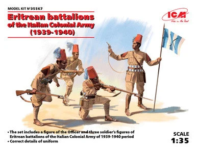 1/35 ICM Eritrean battalions of the Italian ?olonial Army (1939-1940) (4 figures)