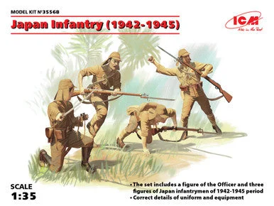 1/35 ICM Japan Infantry (1942-1945) (4 figures)