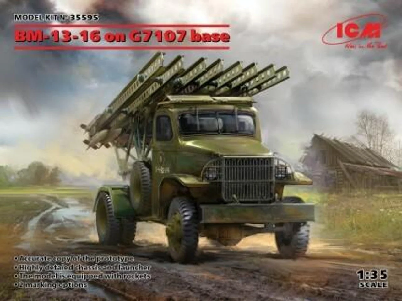 ICM Models 1/35 ICM BM-13-16 on G7107 base