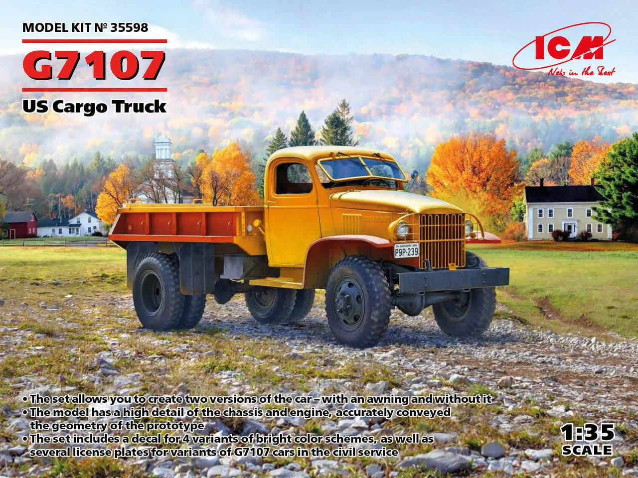 ICM Models 1/35 ICM G7 107 US Cargo Truck
