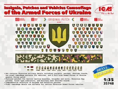 1/35 ICM Insignia Decals of Ukrainian Army - ICM Models