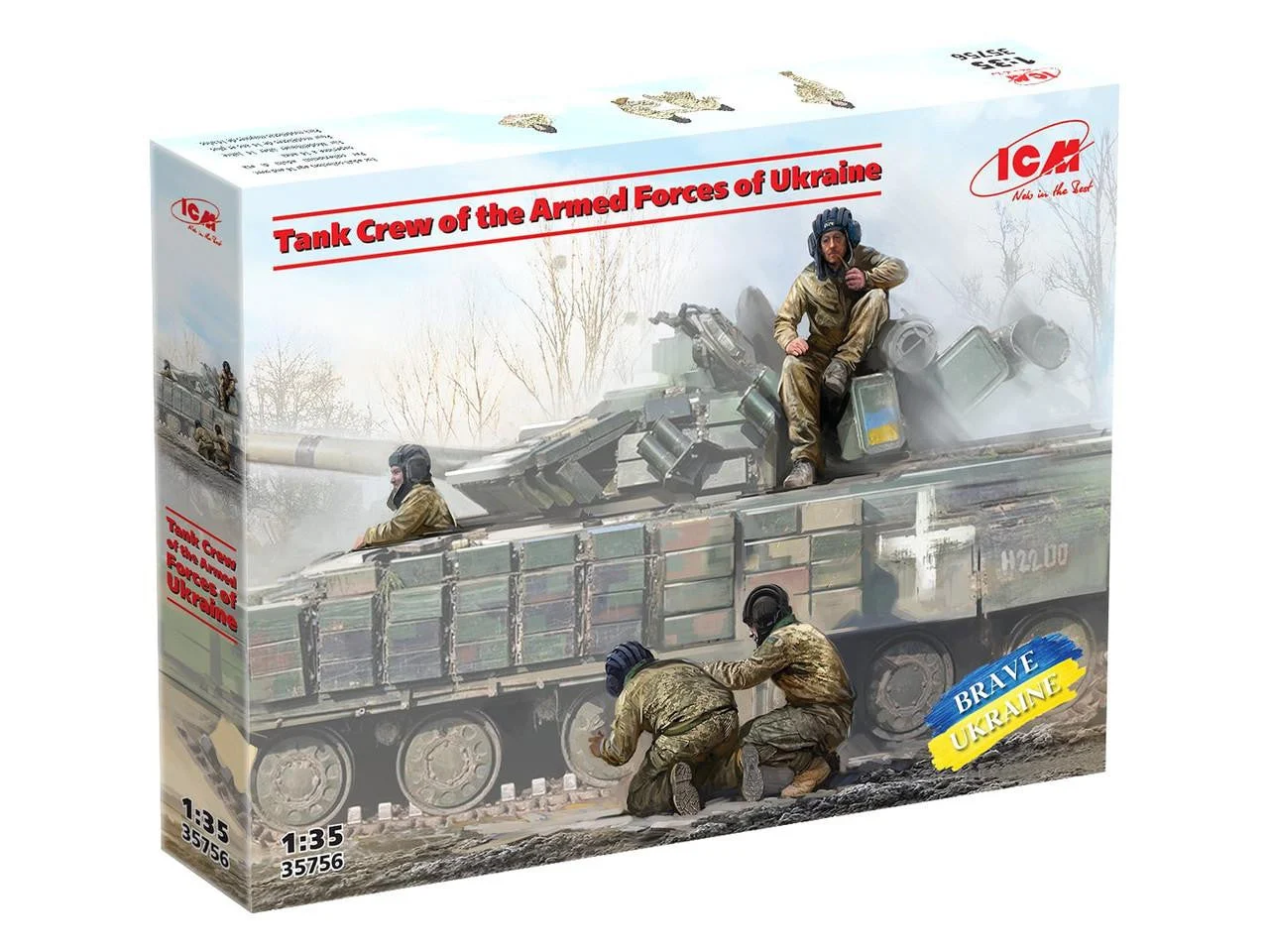 ICM Models 1/35 Tank Crew of the Armed Forces of Ukraine
