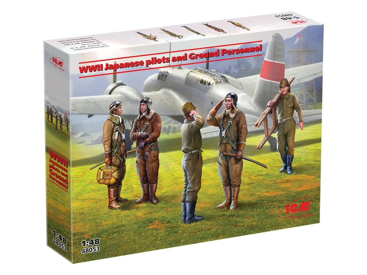 ICM Models 1/48 Japanese pilots and Ground Personnel WWII