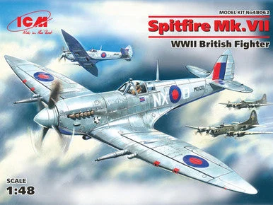 1/48 ICM Spitfire Mk.VII, WWII British Fighter - ICM Models
