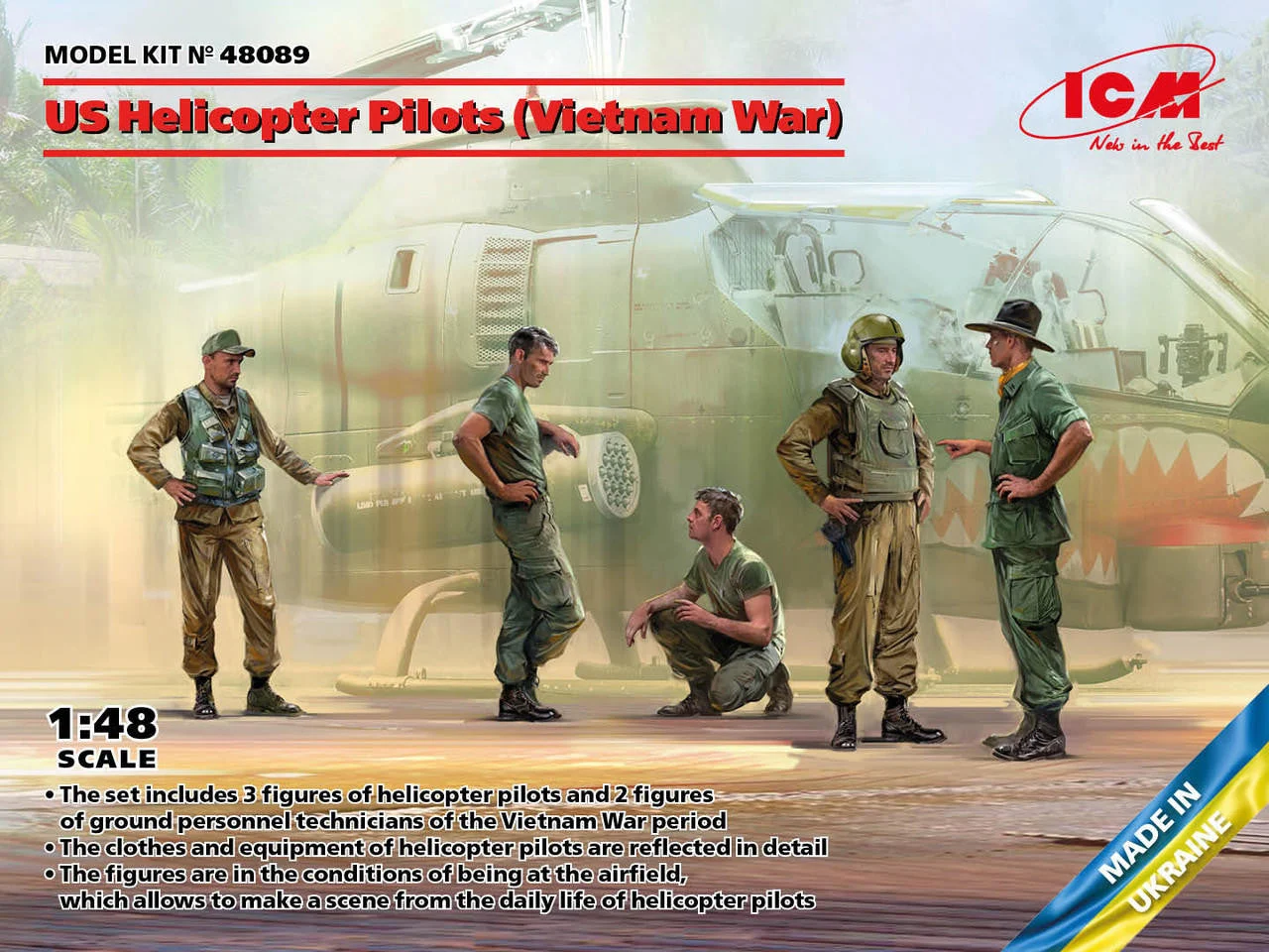 ICM Models 1/48 US Helicopter Pilots (Vietnam War)
