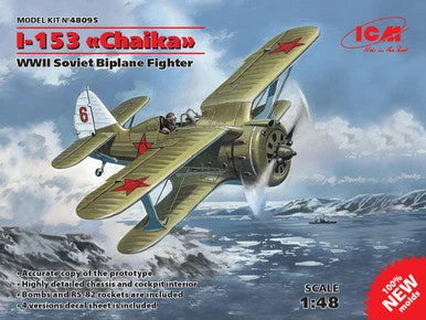 1/48 ICM I-153 Chaika, WWII Soviet Biplane Fighter