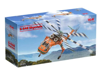 1/35 ICM S-64E Skycrane (Civilian Tarhe) Plastic Model Kit