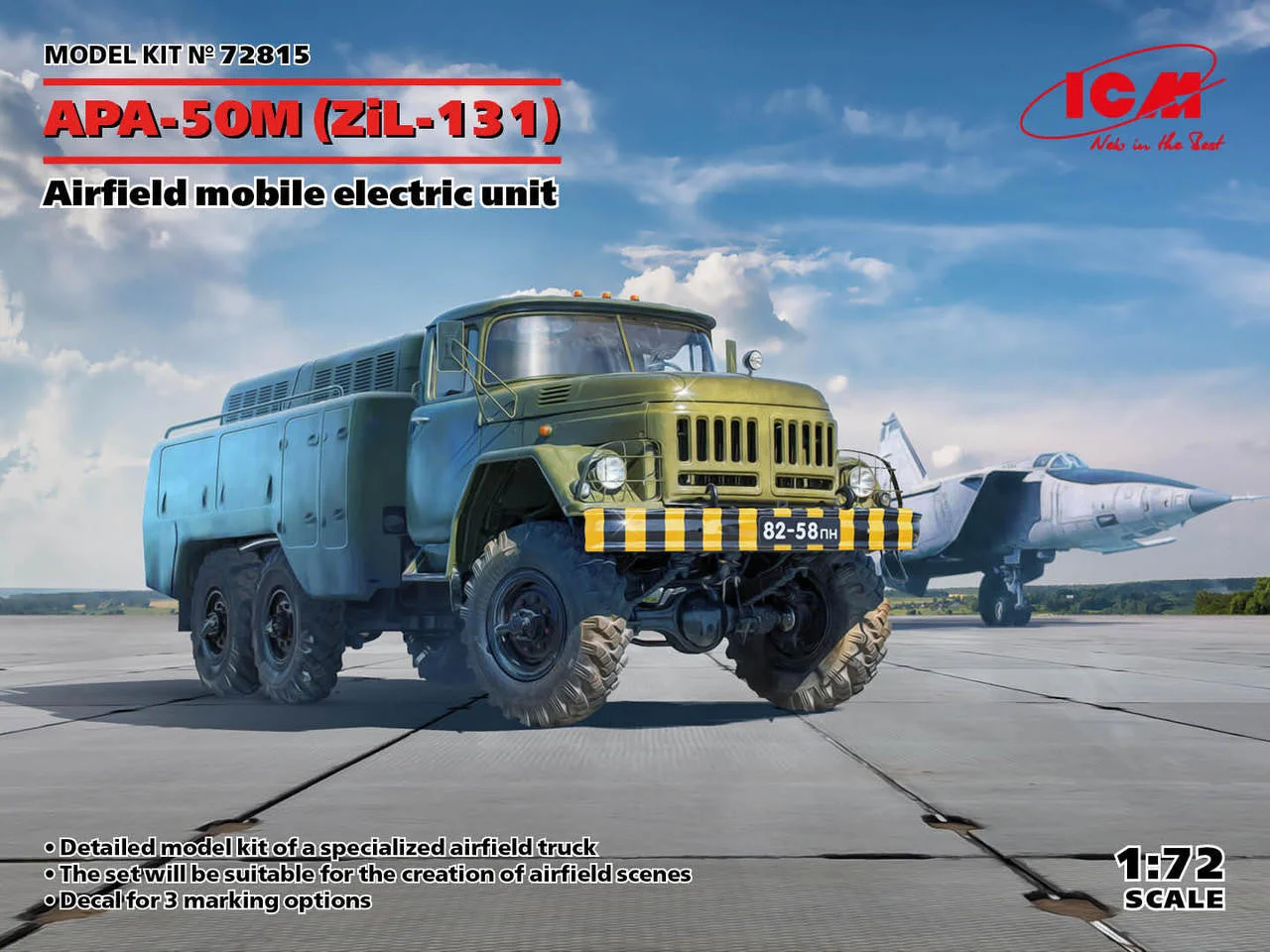 ICM Models 1/72 ICM APA-50M (ZiL-131) Airfield Mobile Electric Unit