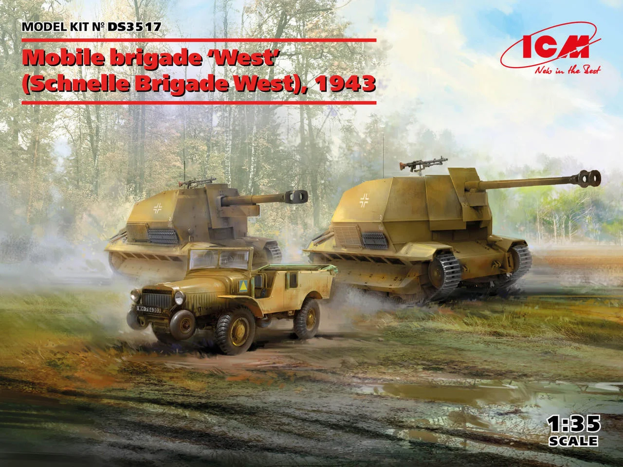 ICM Models 1/35 Mobile Brigade West 1943