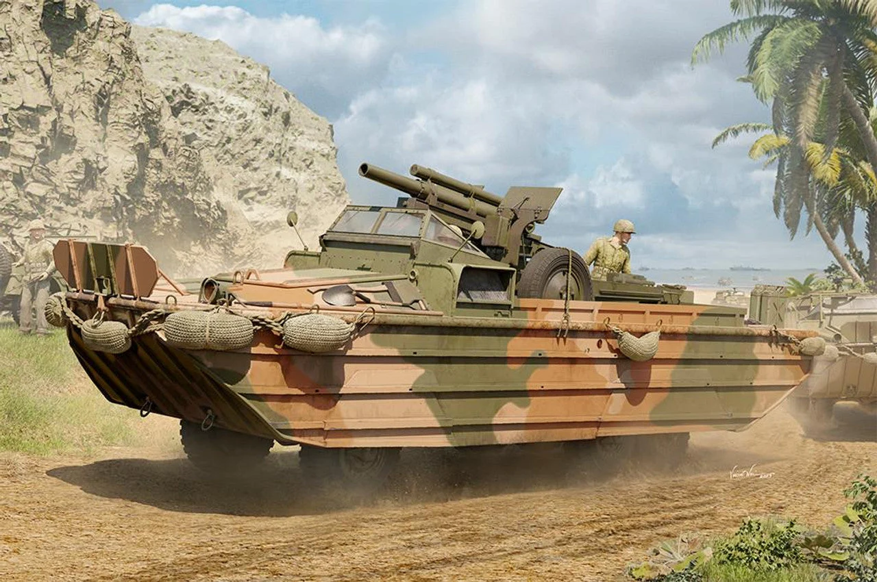 iLoveKit 1/35 I Love Kit GMC DUKW-353 w/105mm Howitzer