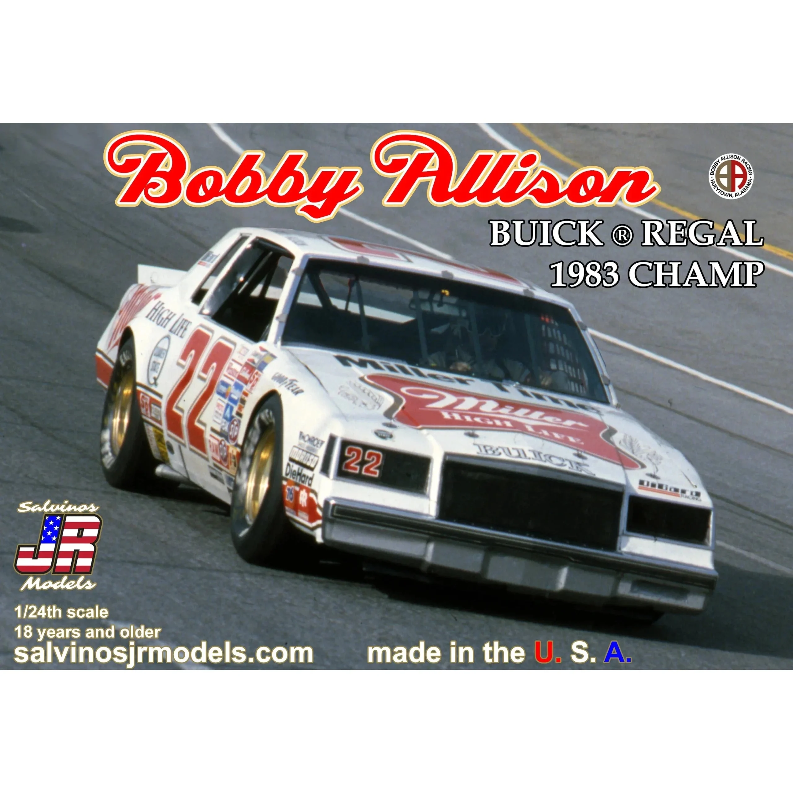 Salvino JR Models Bobby Allison 1983 Buick Regal Champion - Salvinos JR Models
