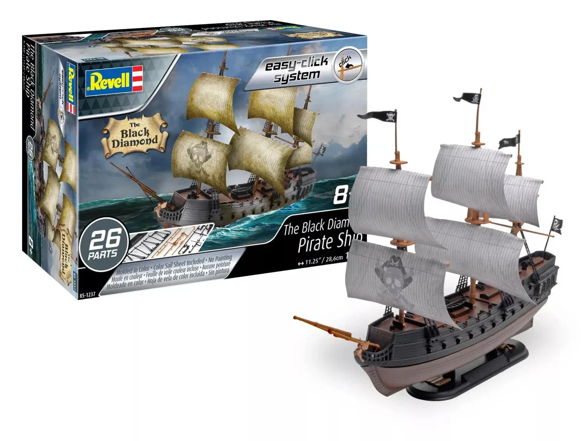 1/350 Revell-Monogram The Black Diamond Pirate Ship 1237