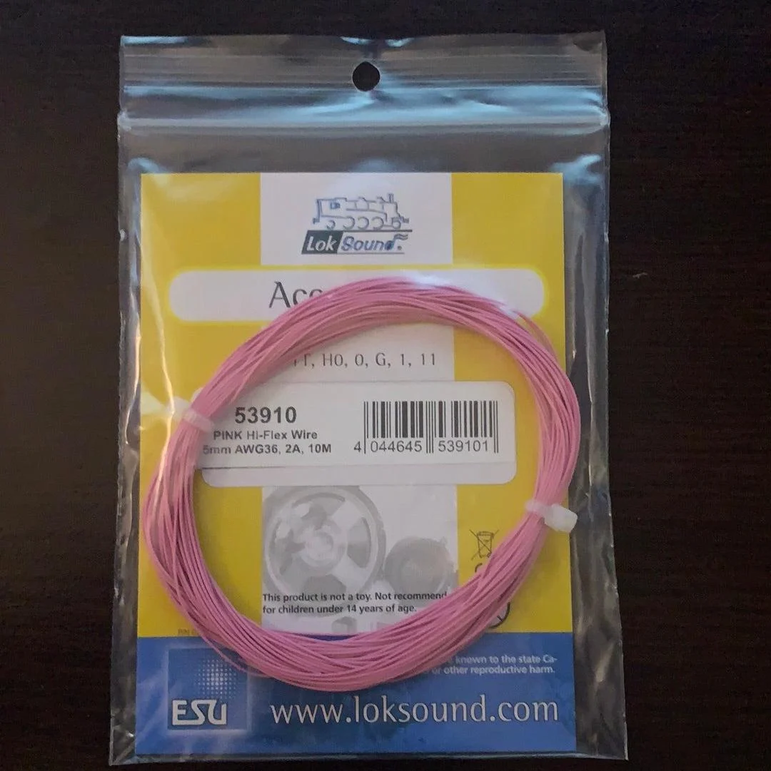 ESU Pink Thin cable 0.5mm x 10m ESU53910