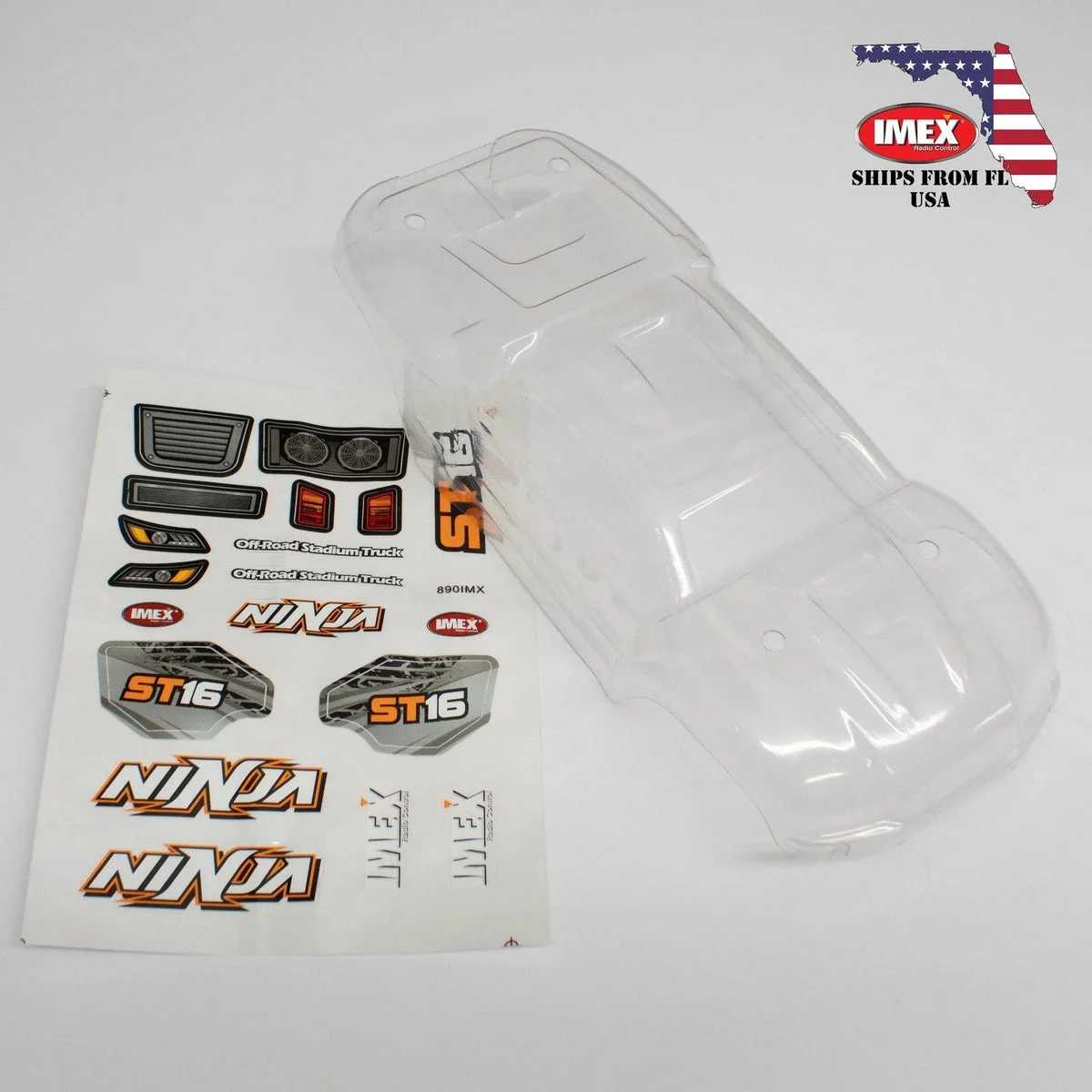 IMEX Truggy Clear Body 16926 - IMEX Model Co.