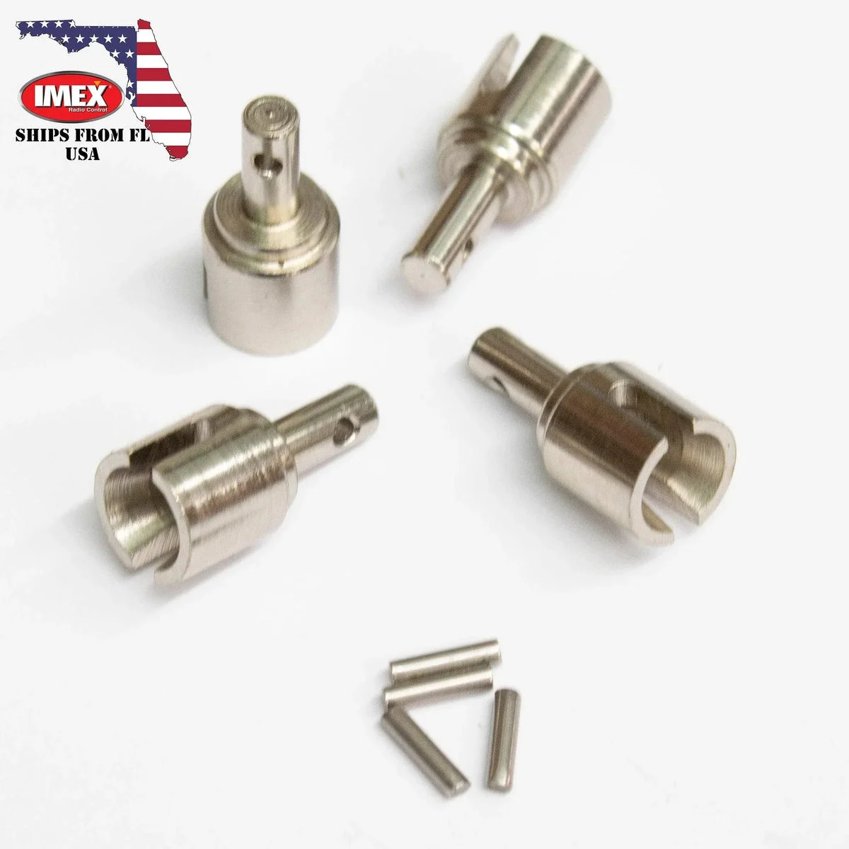 IMEX Upgraded Metal Differential Outer Drive Cups & Pins 16911 - IMEX Model Co.