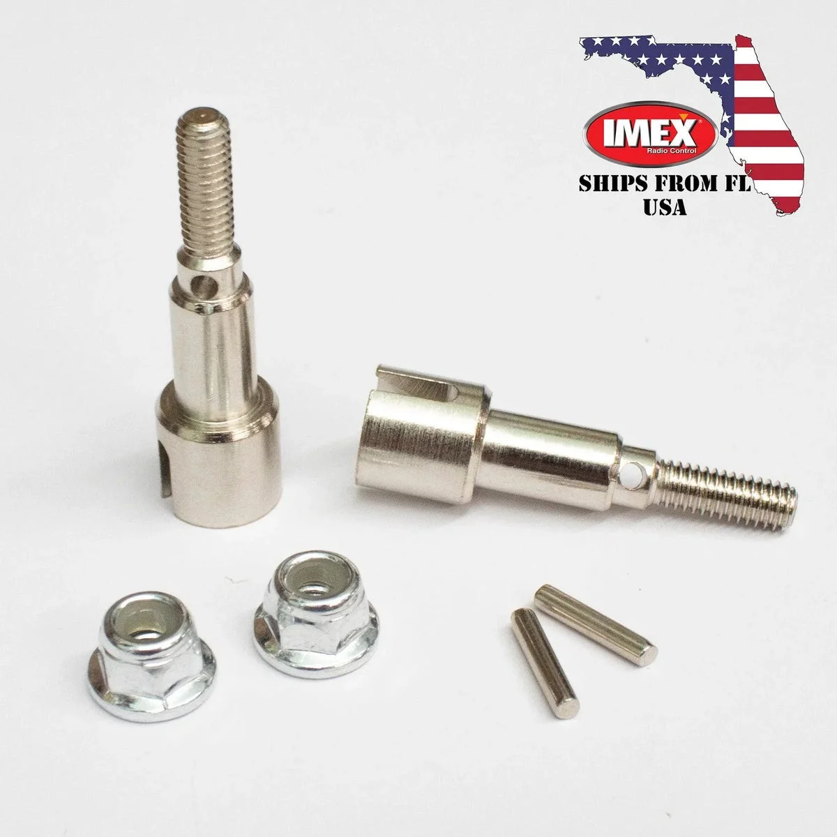IMEX Upgraded Metal Rear Wheel Shaft Set 16914 - IMEX Model Co.