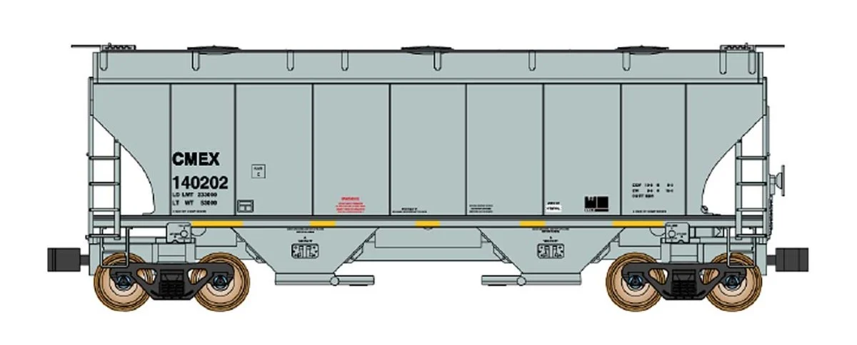 InterMountain N Scale CEMEX Trinity 3281 2-Bay Covered Hopper