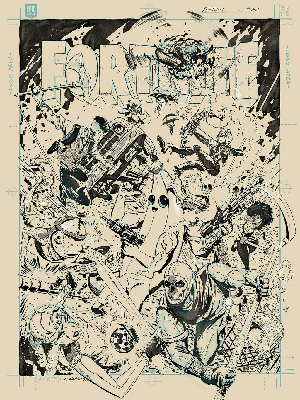 Fortnite Variant Poster - JJ Harrison