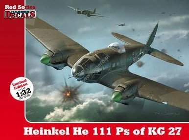Kagero 1/32 Heinkel He 111 Ps of KG 27 Book - Kagero Publishing