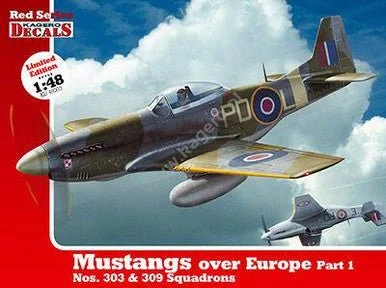 Kagero 1/48 Mustangs over Europe Part 1. Nos. 303 & 309 Book - Kagero Publishing