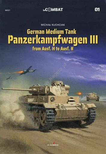 Kagero German Medium Tank Panzerkampfwagen III Book - Kagero Publishing
