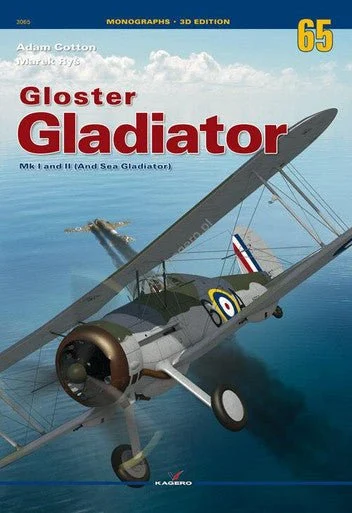 Kagero Gloster Gladiator MkI and II (and Sea Gladiator) Book - Kagero Publishing