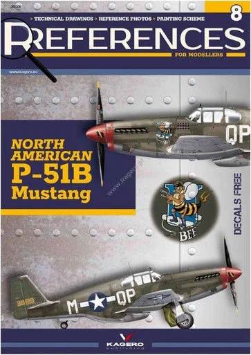 Kagero North American P-51B Mustang Book
