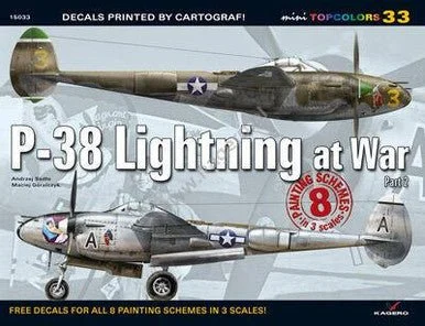 Kagero P-38 Lightning at War Part 2 Book