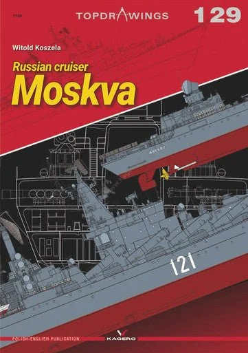 Kagero Russian Cruiser Moskva Book - Kagero Publishing