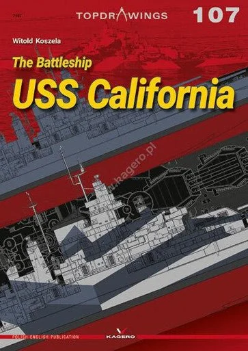 Kagero The Battleship USS California Book - Kagero Publishing